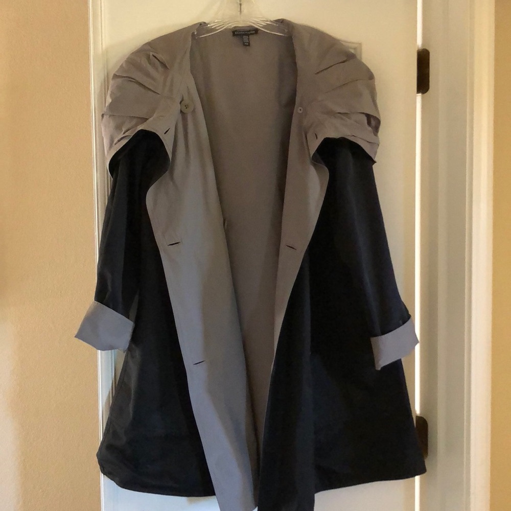 Eileen Fisher Reversible Raincoat size M